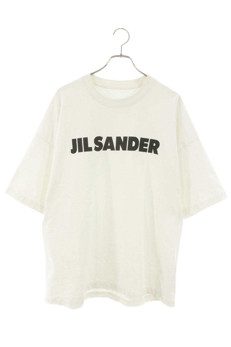 ジルサンダー JILSANDER 大きさ:XL  J21GC0001 向こう正面ロゴタイププルオーバー(白いこと)【524062】【OM10】【メンズ】【中古】bb132#rinkan*B
