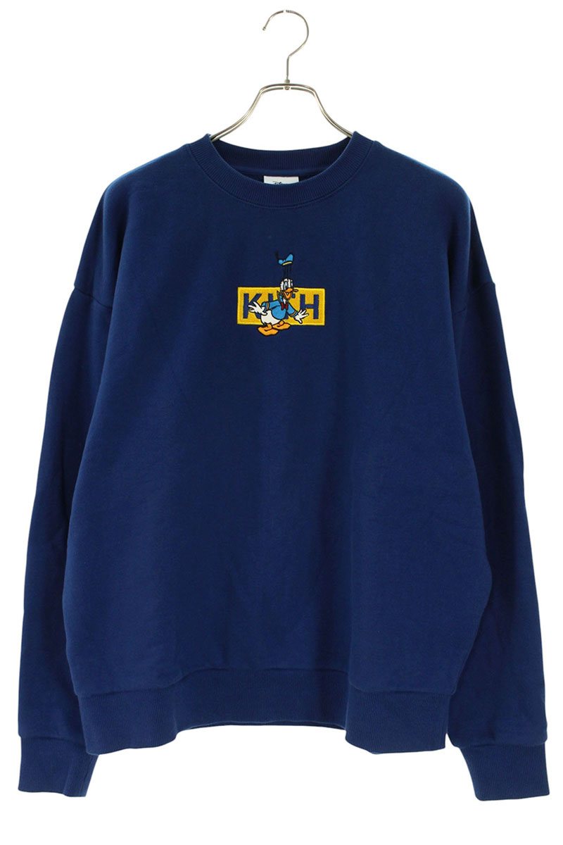 口づけ KITH 大きさ:M  23-070-060-0039-4-0 キャラクターコラボロゴ刺しゅう流汗(青み)【624062】【BS99】【メンズ】【中古】bb297#rinkan*B