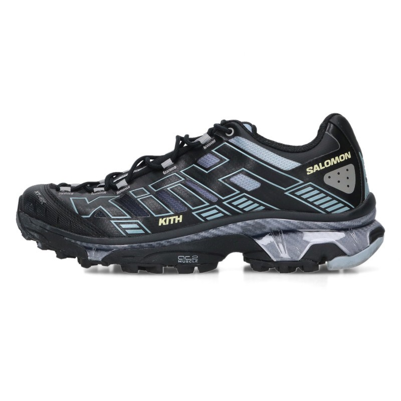 サロモン Salomon ×口づけ KITH 大きさ:25.5珊  XT-4K 454508 メッシュローカットスニーカー(黒いこと×薄墨色)【824062】【BS99】【メンズ】【小物】【中古】bb62#rinkan*A