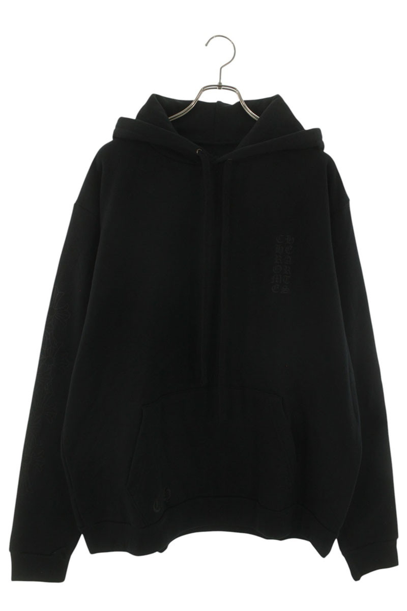 クロムハーツ Chrome Hearts 大いさ:L  SWTSHRT 固定ディスク PLVR LTD ティーシャツパーカー Miami制限事項アームセメタリークロスプリントパーカー(黒いこと)【524062】【SJ02】【メンズ】【中古】bb134#rinkan*S