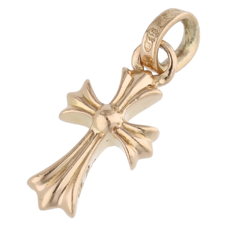 クロムハーツ Chrome Hearts   22K CRS BBYFAT 22Kベイビーファット 惹き付ける ゴールド頸飾りいの一番(黄色ゴールド 3.55g)【505062】【NO05】【小物】【中古】bb378#rinkan*B