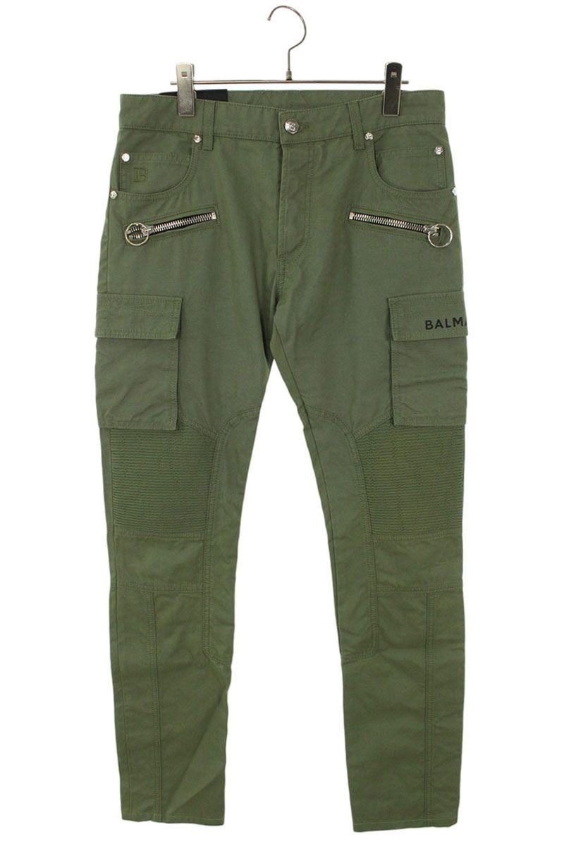 バルマン BALMAIN 大きさ:30in  MG060162D カーゴロングパンツ(積貨委託貨物)【105062】【BS99】【メンズ】【中古】bb379#rinkan*B