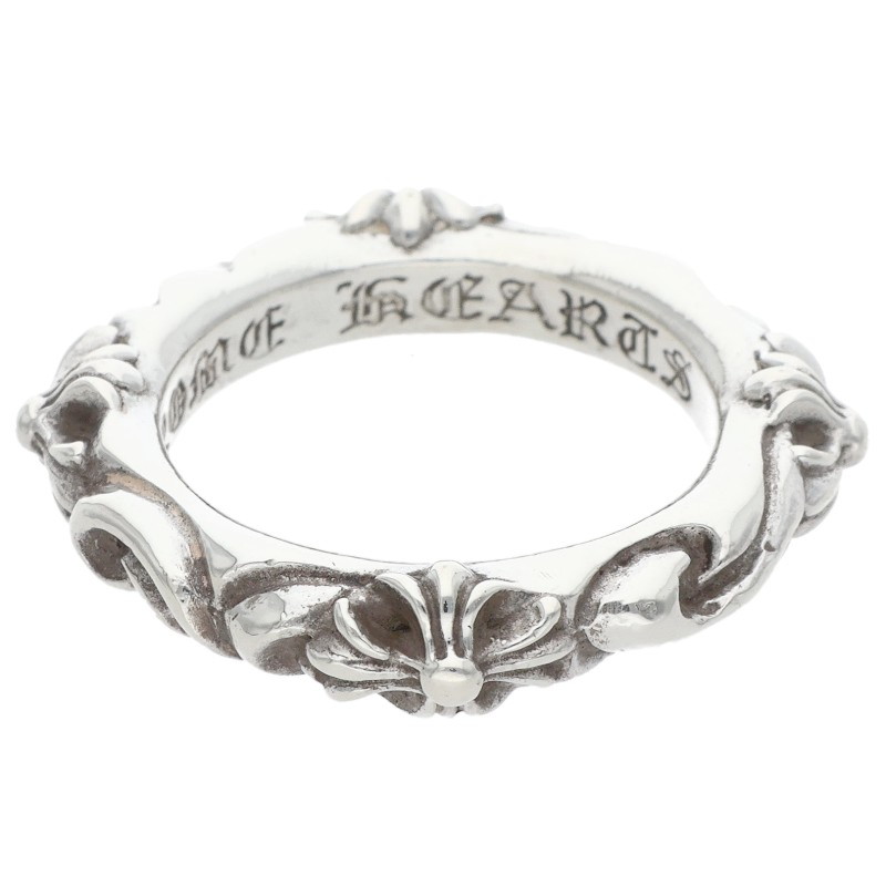 クロムハーツ Chrome Hearts 大きさ:14号  SBT BAND SBTダンス楽隊 しろがね色輪っか(しろがね色 7.74g)【605062】【NO05】【小物】【中古】bb170#rinkan*B
