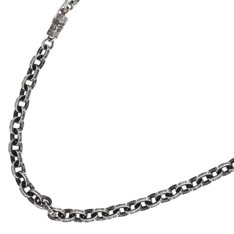 クロムハーツ Chrome Hearts 大きさ:24inch  PAPER CHAIN 24 調査報告チェーン店24inch しろがね色首飾り(しろがね色 37.31g)【624062】【SJ02】【小物】【中古】bb82#rinkan*A