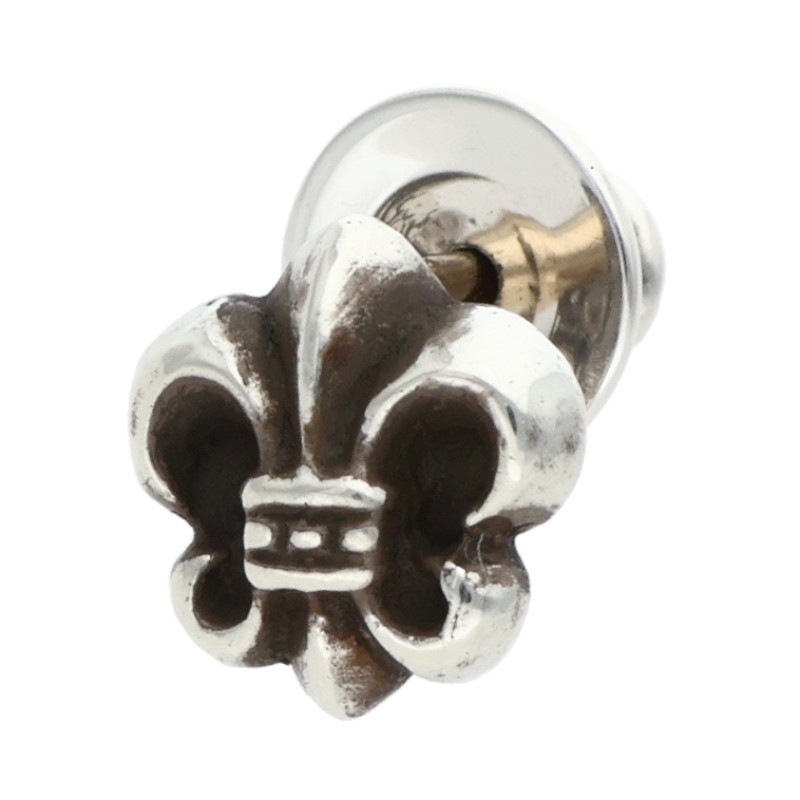 クロムハーツ Chrome Hearts   CO BS FLR BSフレアスタッド しろがね色ピアス(しろがね色 0.73g)【505062】【GZ11】【小物】【中古】bb448#rinkan*B
