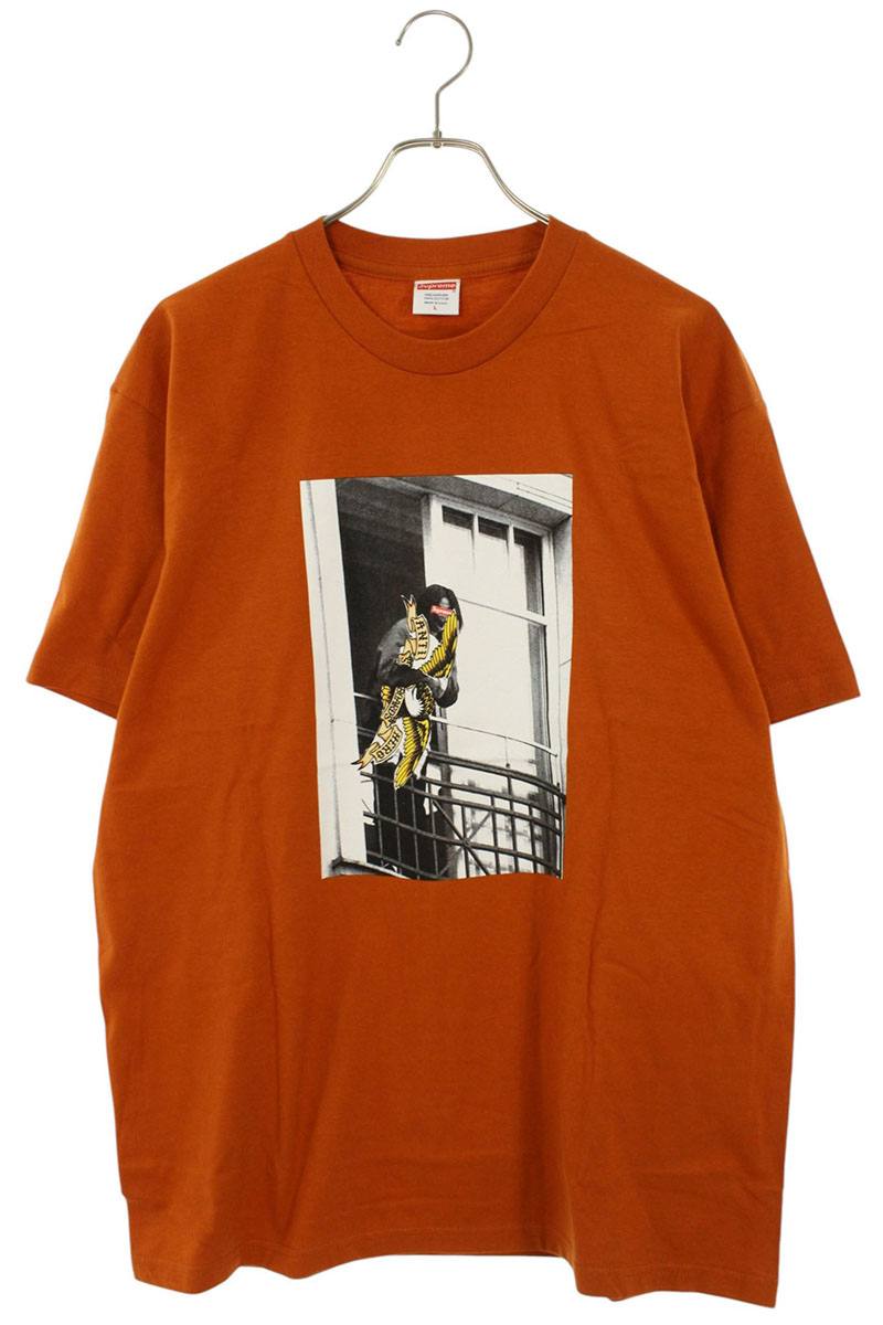 シュプリーム SUPREME 大いさ:L  20AW  Antihero Balcony tee アンタイヒーローバルコニーティーシャツ(オレンジ色)【105062】【OM10】【メンズ】【中古】bb187#rinkan*A