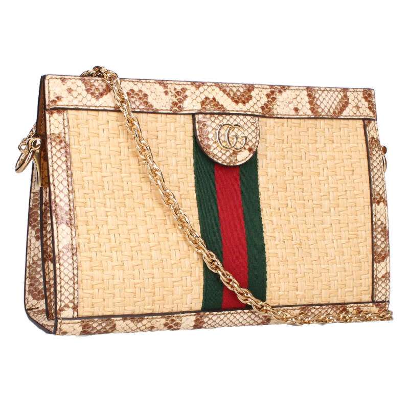 グッチ GUCCI   503877 オフィディア スモール エキゾチックレザーショルダーバッグ(ベージュ調)【106062】【BS99】【小物】【中古】bb420#rinkan*B