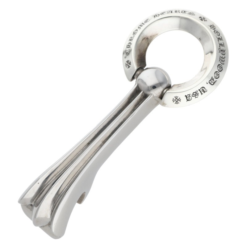 クロムハーツ Chrome Hearts   OPENER クロステイルオープナー 2011年クリスマスノベルティ シルバーオープナー栓抜き(しろがね色 46.05g)【205062】【SS07】【小物】【中古】bb87#rinkan*B