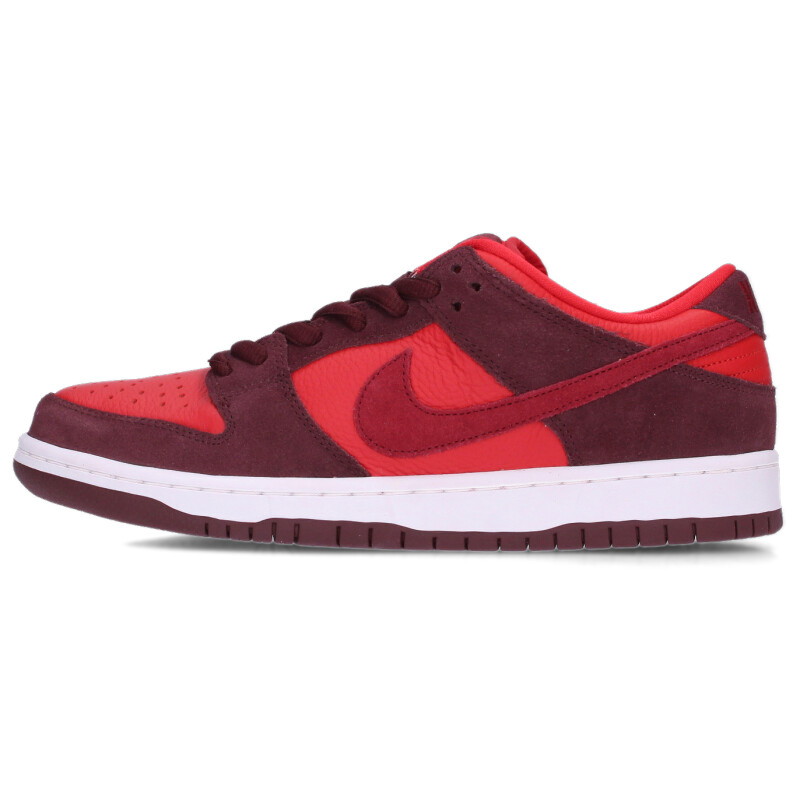 ナイキ NIKE 大きさ:27珊  SB DUNK LOW PRO DM0807-600 ダンクロープロチェリースニーカー(ボルドーワイン調)【115062】【BS99】【メンズ】【小物】【中古】bb187#rinkan*A