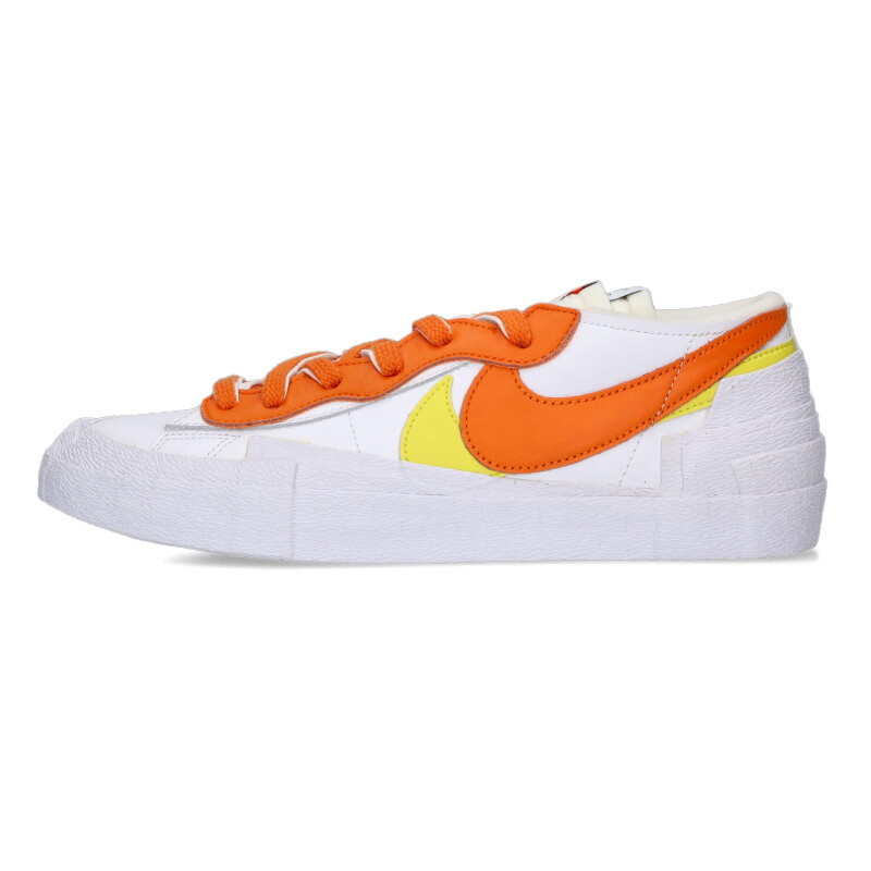 ナイキ NIKE ×サカイ Sacai 大きさ:27糎  BLAZER LOW DD1877-100 ブレーザーロースニーカー(白いこと×オレンジ色)【115062】【BS99】【メンズ】【小物】【中古】bb187#rinkan*S