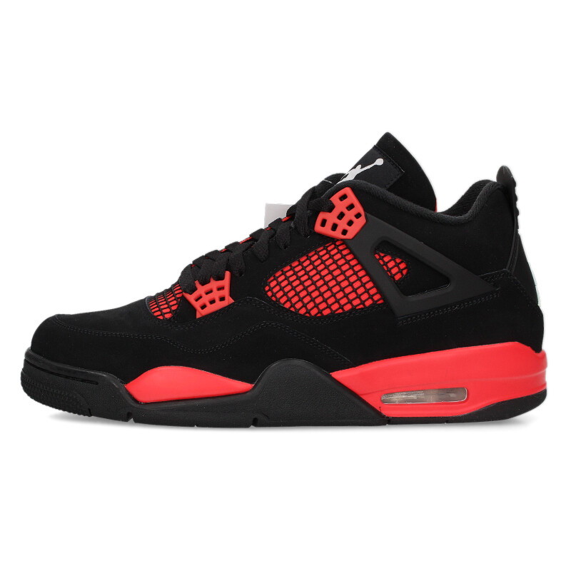 ナイキ NIKE 大いさ:28.5糎  Air Jordan 4 Red Thunder Crimson CT8527-016 エアジョーダン4レッドサンダークリムゾンスニーカー(黒いこと×赤いこと)【105062】【SB01】【メンズ】【小物】【中古】bb78#rinkan*S