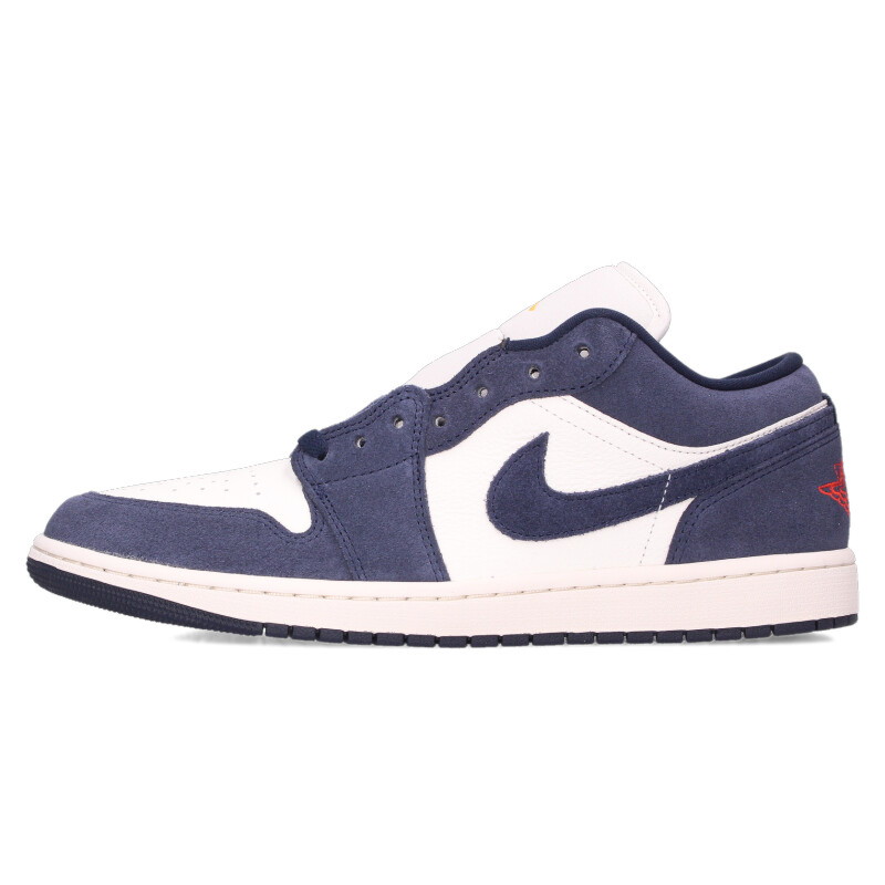 ナイキ NIKE 大いさ:29糎  Air Jordan 1 Low Obsidian IO7448-400 エアジョーダン1置き目スニーカー(米国海軍×白いこと)【215062】【BS99】【メンズ】【小物】【中古】bb456#rinkan*S