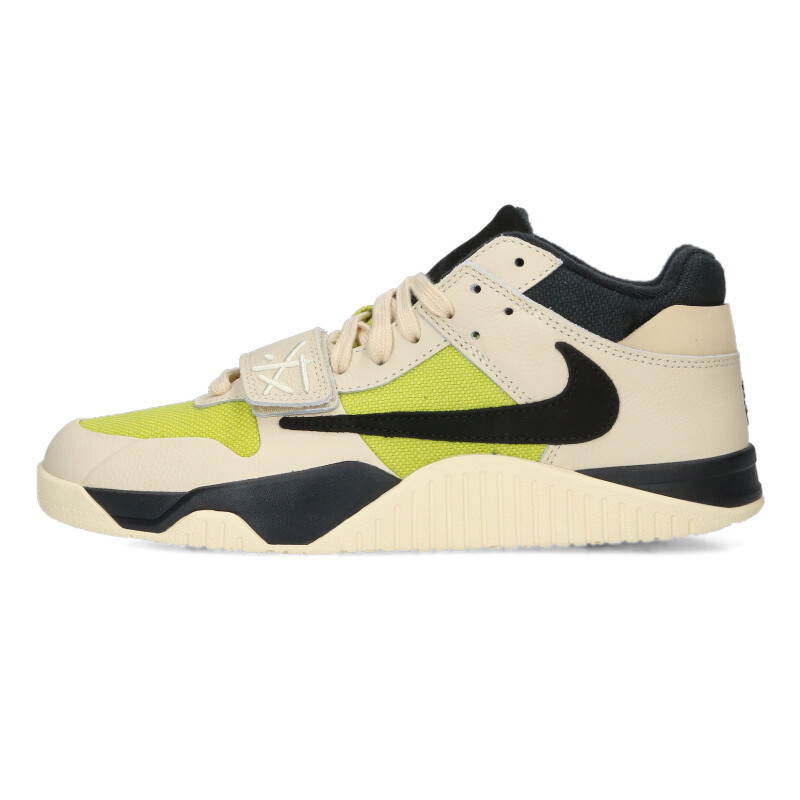 ナイキ NIKE ×トラヴィススコット Travis Scott 大いさ:28糎  JUMPMAN JACK TR FZ8117-102 ジャンプマンジャックブライトカクタススニーカー(白いこと×黒いこと×黄色)【015062】【BS99】【メンズ】【小物】【中古】bb78#rinkan*S