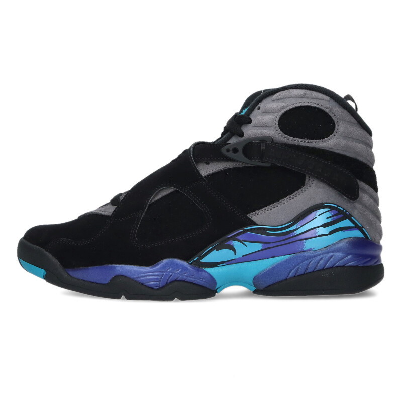 ナイキ NIKE 大いさ:28糎  Air Jordan 8 Retro Aqua 305381-006 エアジョーダン8アクアスニーカー(黒いこと×青碧)【015062】【BS99】【メンズ】【小物】【中古】bb78#rinkan*S