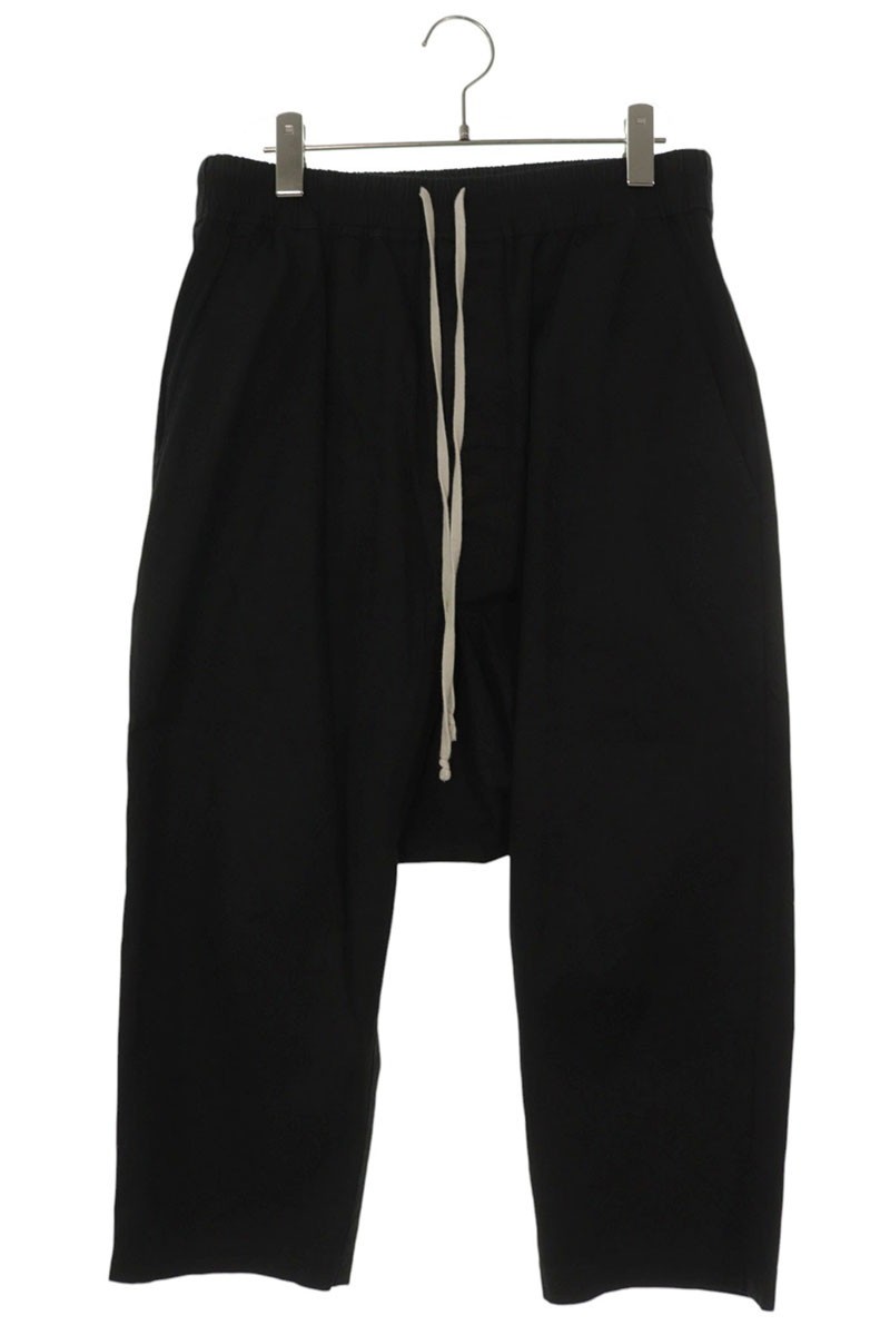 リックオウエンス Rick Owens 大きさ:50  RU02A5381-TE サルエルロングパンツ(黒いこと)【015062】【BS99】【メンズ】【中古】bb413#rinkan*B