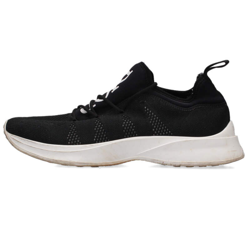 ディオール DIOR　サイズ:43 B25 ロゴプリントメッシュローカットスニーカー(ブラック)【405062】【FK04】【メンズ】【小物】【中古】bb420#rinkan*B｜RINKAN