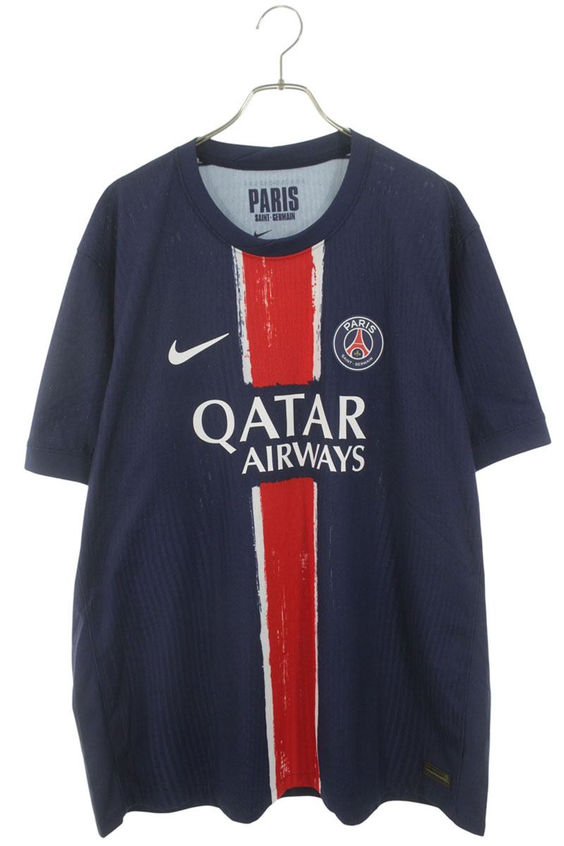 ナイキ NIKE　サイズ:2XL PSG FN8774-411 サッカージャージーTシャツ(ネイビー)【905062】【BS99】【メンズ】【中古】bb205#rinkan*A｜RINKAN