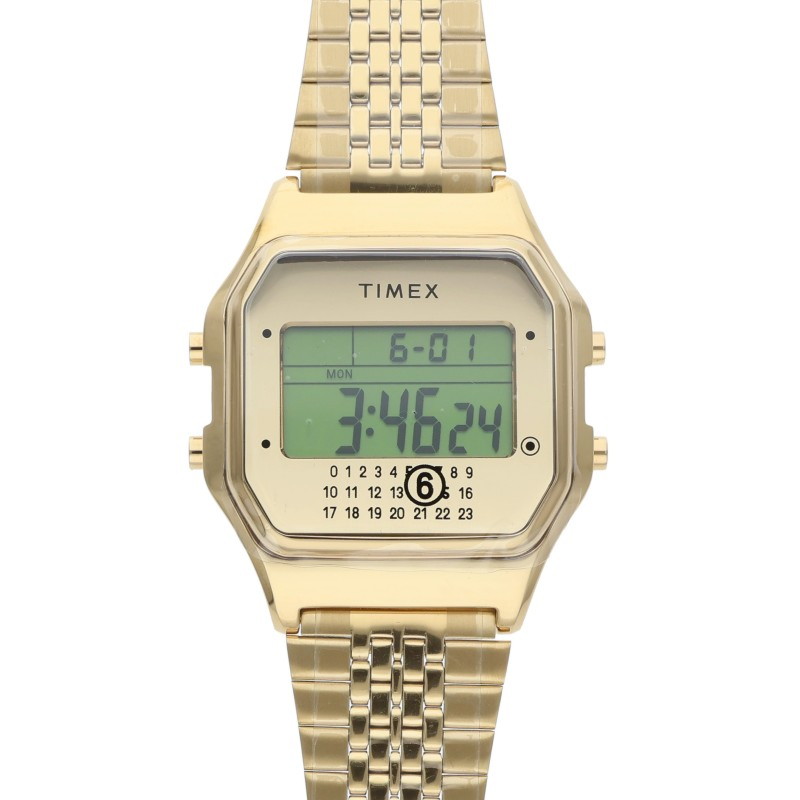 タイ王国メックス TIMEX ×エムエムシックス MM6   TW2Y50000 ウオッチ(ゴールド)【406062】【BS99】【小物】【中古】bb471#rinkan*A