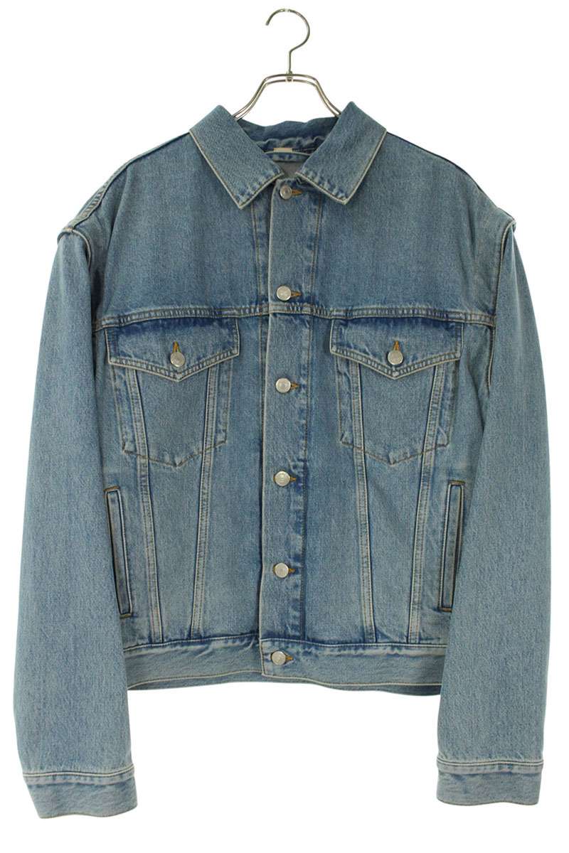 グッチ GUCCI サイズ:50 742913 XDCF7 キャラクターパッチデニムジャケット(インディゴ)【405062】【SB01】【メンズ】【中古】bb51#rinkan*A|RINKAN