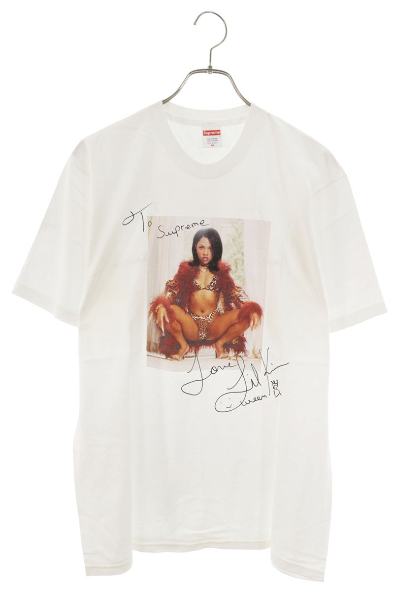 シュプリーム SUPREME 大きさ:M  22SS  Lil Kim Tee リルキムフォトプリントティーシャツ(白いこと)【605062】【OM10】【メンズ】【中古】bb212#rinkan*S
