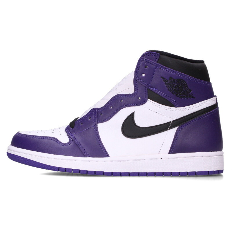 ナイキ NIKE 大きさ:28糎  AIR JORDAN1 RETRO HIGH OG COURT PURPLE 555088-500 エアジョーダン1レトロハイコートパープルスニーカー(パープル×白いこと×黒いこと)【315062】【BS99】【メンズ】【小物】【中古】bb212#rinkan*S