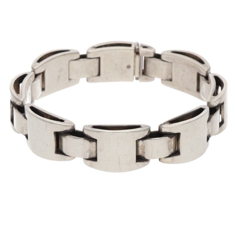 エルメス HERMES   Luna Park ルナパーク しろがね色腕輪(しろがね色 67.67g)【215062】【SB01】【小物】【中古】bb380#rinkan*B