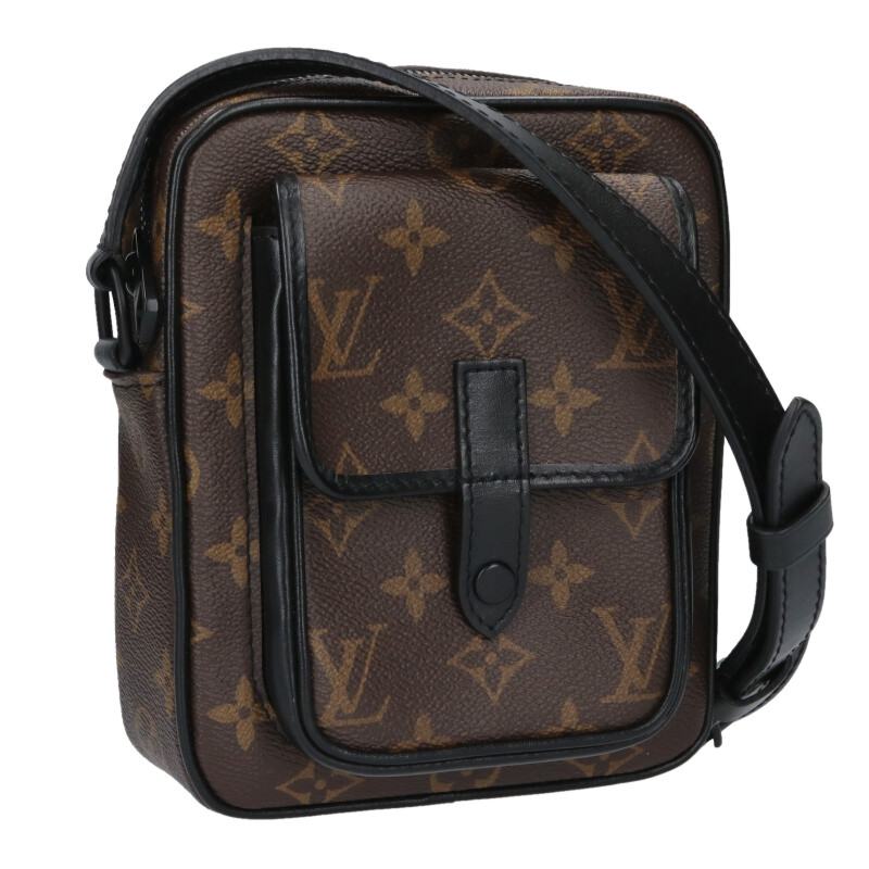 ルイヴィトン LOUISVUITTON   M69404 クリストファー ウエアラブルウォレット モノグラムマカサーショルダーバッグ(赤銅色)【805062】【SB01】【小物】【中古】bb14#rinkan*A