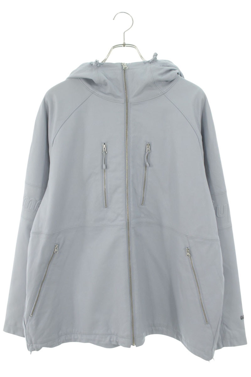 シュプリーム SUPREME 大きさ:L  22SS  GORE-TEX Leather Jacket ゴアテックスレザージャケット(点火装置青色)【015062】【BS99】【メンズ】【中古】bb33#rinkan*B