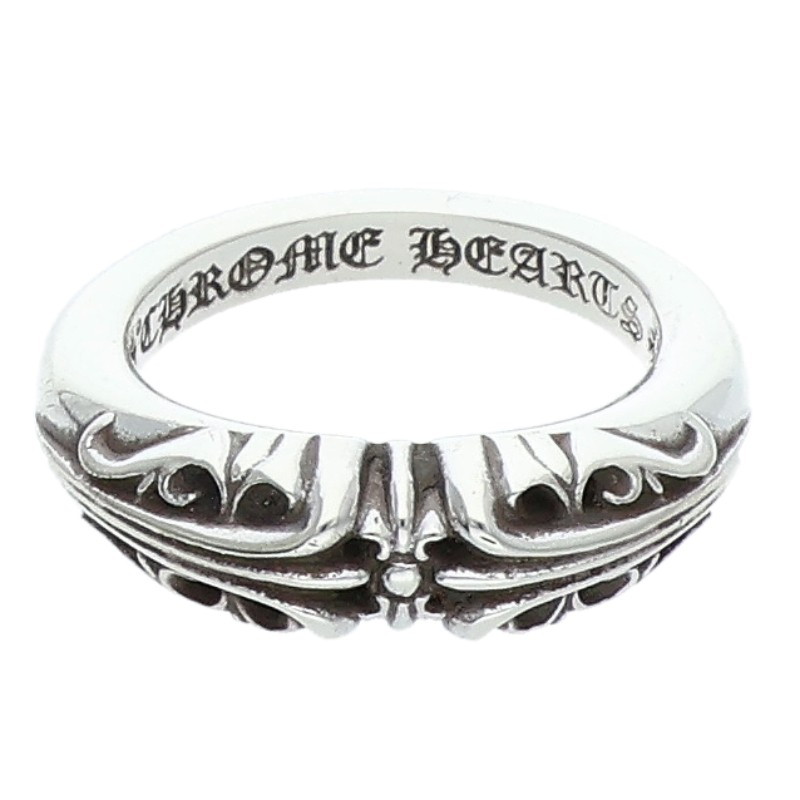 クロムハーツ Chrome Hearts 大いさ:3号  BABY CLSC ベイビークラシックK\u0026T しろがね色輪っか(しろがね色 4.45g)【215062】【SS07】【小物】【中古】bb334#rinkan*B
