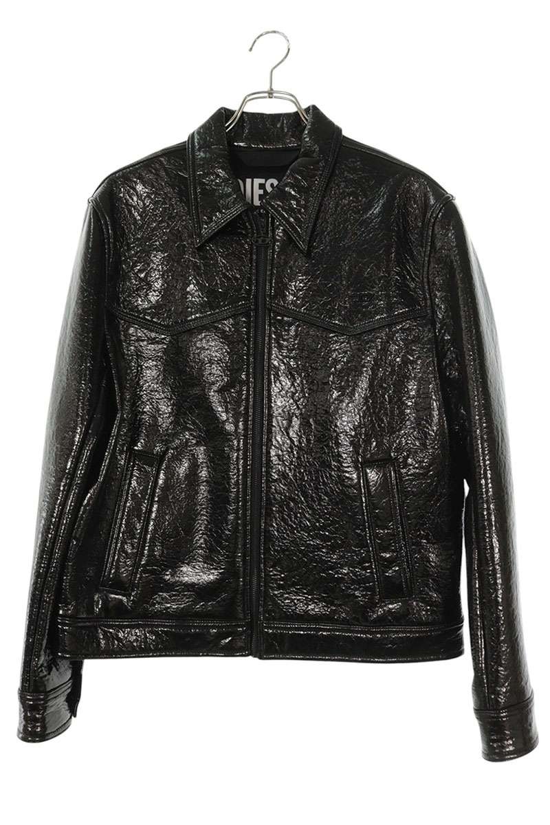 ディーゼル DIESEL　サイズ:M A03671-J-LOU-0DFAW エナメルブルゾン(ブラック)【315062】【BS99】【メンズ】【中古】bb471#rinkan*A｜RINKAN