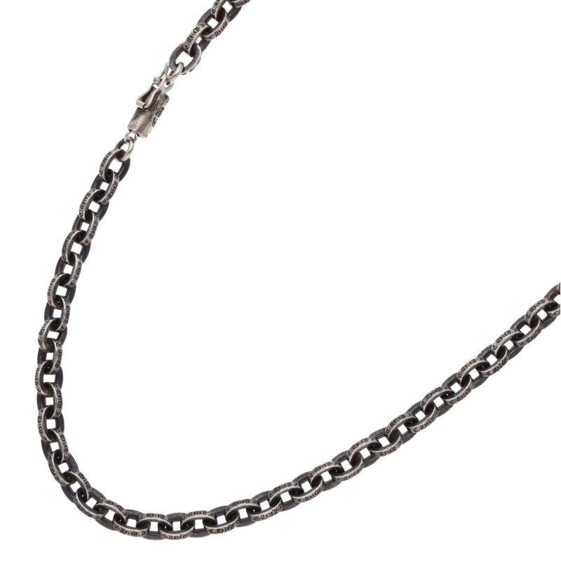 クロムハーツ Chrome Hearts 大いさ:18inch  PAPER CHAIN 18 調査報告チェーン店18inch しろがね色頸飾り(しろがね色 28.21g)【125062】【NO05】【小物】【中古】bb30#rinkan*B
