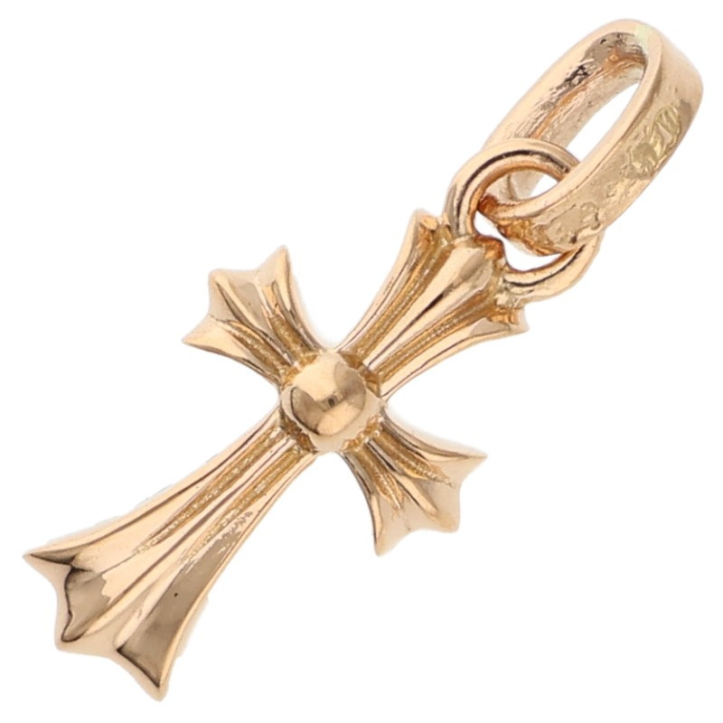 クロムハーツ Chrome Hearts 22K CRS BBYFAT 22Kベイビーファット ゴールドネックレストップ(イエローゴールド 3.3g)【215062】【SJ02】【小物】【中古】bb339#rinkan*S |RINKAN