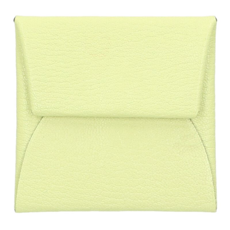 エルメス HERMES   バスティア Y目じるし シェーブル ジョーヌブルジョン御釣り入れ(黄色)【825062】【BS99】【小物】【中古】bb14#rinkan*B