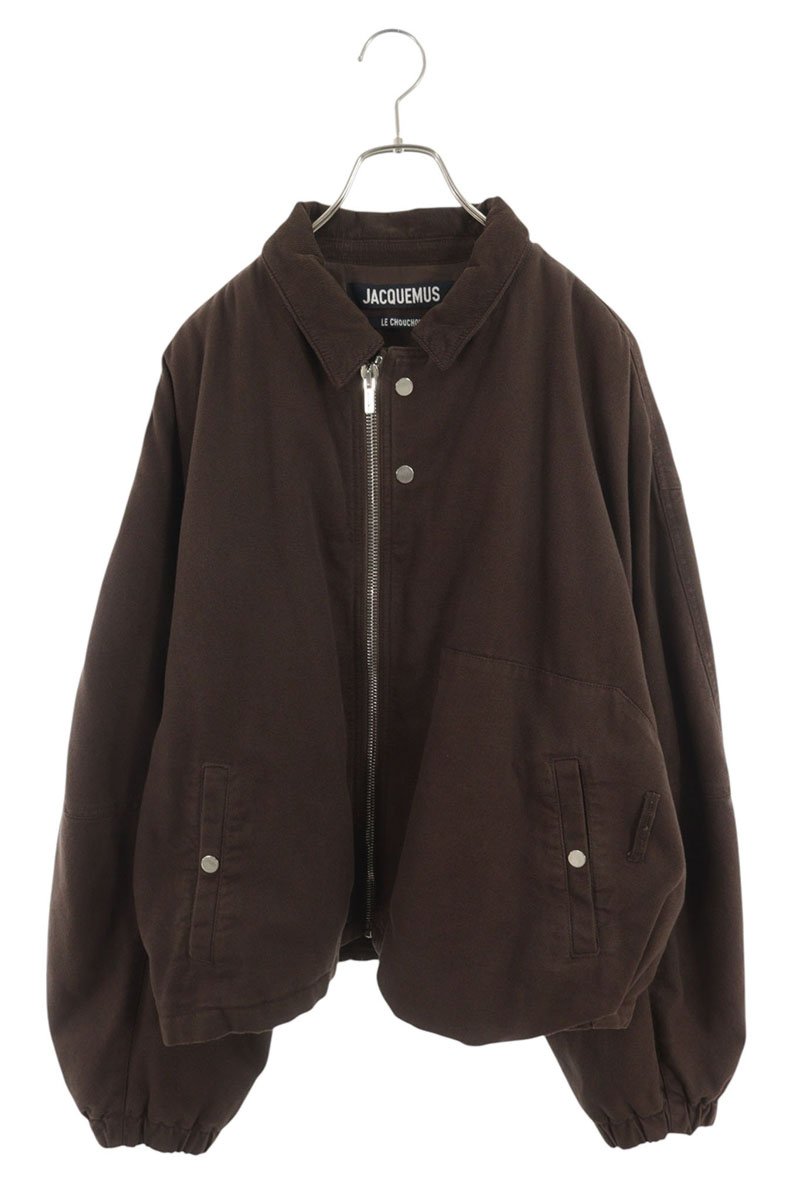 ジャックムス JACQUEMUS 大きさ:50  236BL040 ジップアップ中綿上衣(赤銅色)【315062】【BS99】【メンズ】【中古】bb457#rinkan*B