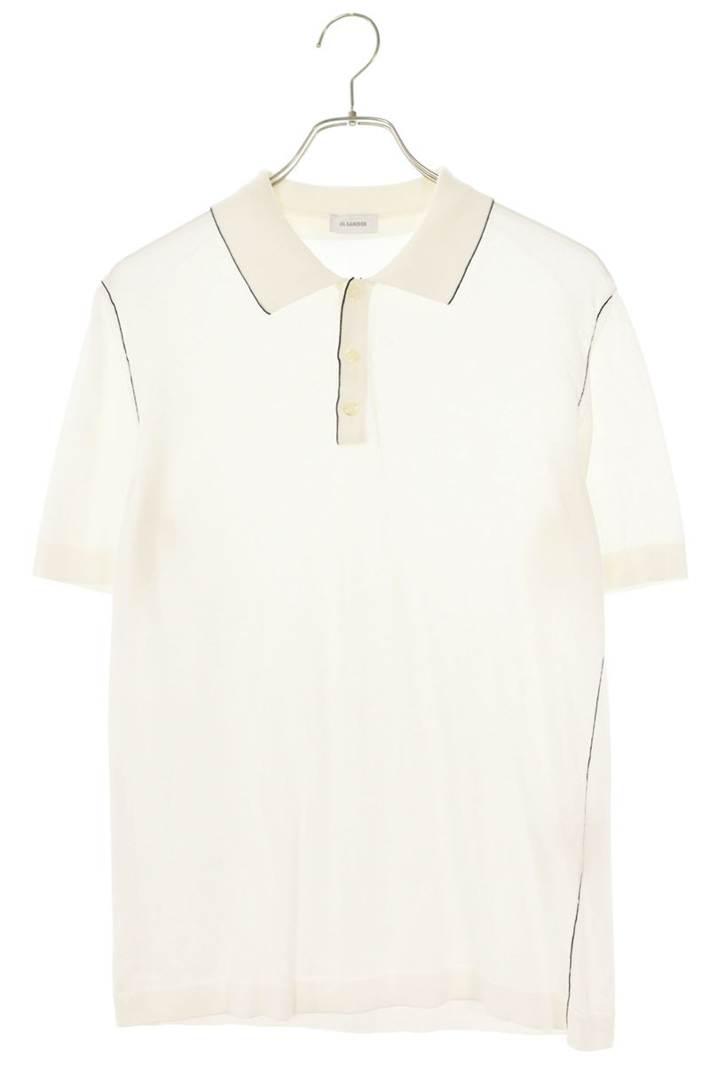 ジルサンダー JILSANDER 大きさ:48 半袖スポーツシャツ(白いこと)【106062】【BS99】【メンズ】【中古】bb334#rinkan*B