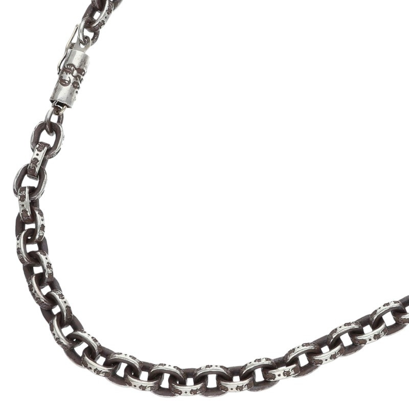 クロムハーツ Chrome Hearts 大きさ:34inch  PAPER CHAIN 34 調査報告チェーン店34inch しろがね色首飾り(しろがね色 65.62g)【615062】【GZ11】【小物】【中古】bb382#rinkan*B
