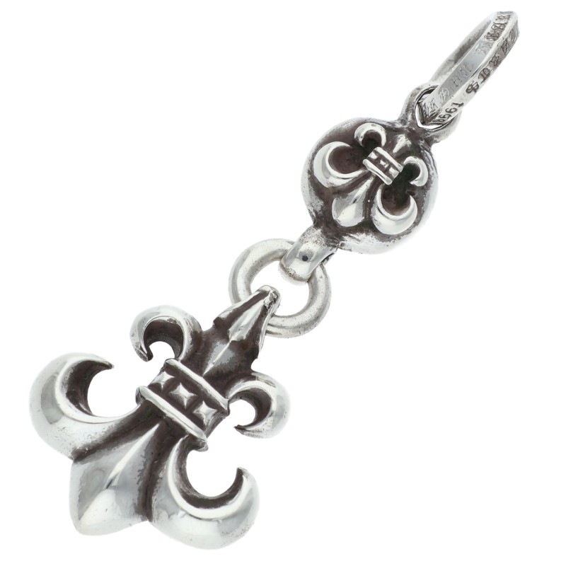 クロムハーツ Chrome Hearts   1BALL BS FLEUR 1どんぶり鉢BS太陽フレア惹きつける しろがね色首飾りいの一番(しろがね色 10.69g)【415062】【SS07】【小物】【中古】bb134#rinkan*B