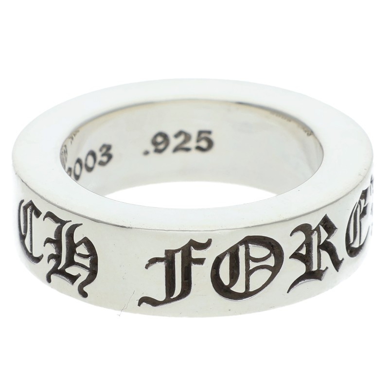 クロムハーツ Chrome Hearts 大きさ:8号  6粍 SPACER FOREVER 6粍スペーサーフォーエバー しろがね色輪っか(しろがね色 9.98g)【715062】【GZ11】【小物】【中古】bb92#rinkan*A