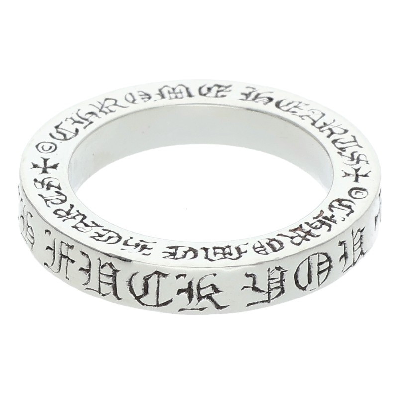 クロムハーツ Chrome Hearts 大きさ:10.5号  3粍 SPACER FUCKYOU 3粍スペーサーファックユー しろがね色輪っか(しろがね色 6.47g)【125062】【FK04】【小物】【中古】bb443#rinkan*B