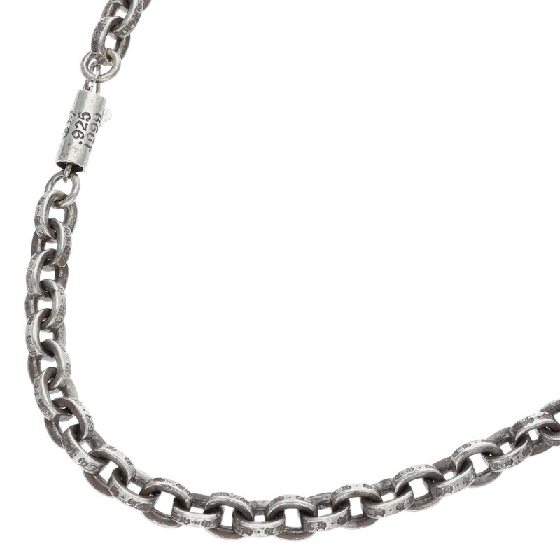 クロムハーツ Chrome Hearts 大いさ:18inch  PAPER CHAIN 18 調査報告チェーン店18inch しろがね色頸飾り(しろがね色 33.9g)【025062】【NO05】【小物】【中古】bb409#rinkan*B