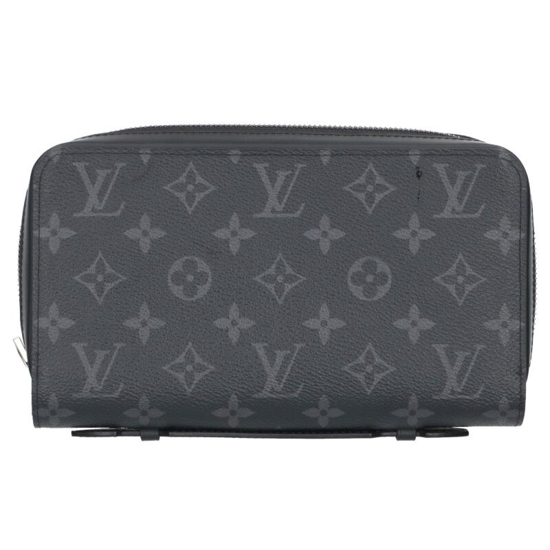 ルイヴィトン LOUISVUITTON   ジッピーXL M61698 モノグラムエクリプス長札入れ(黒いこと)【035062】【BS99】【小物】【中古】bb51#rinkan*A
