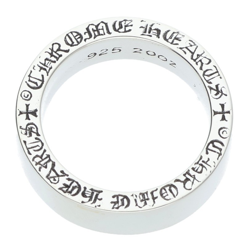 クロムハーツ Chrome Hearts 大きさ:16号  6粍 SPACER PLN 6粍スペーサープレーン しろがね色輪っか(しろがね色 11.38g)【515062】【SJ02】【小物】【中古】bb412#rinkan*B