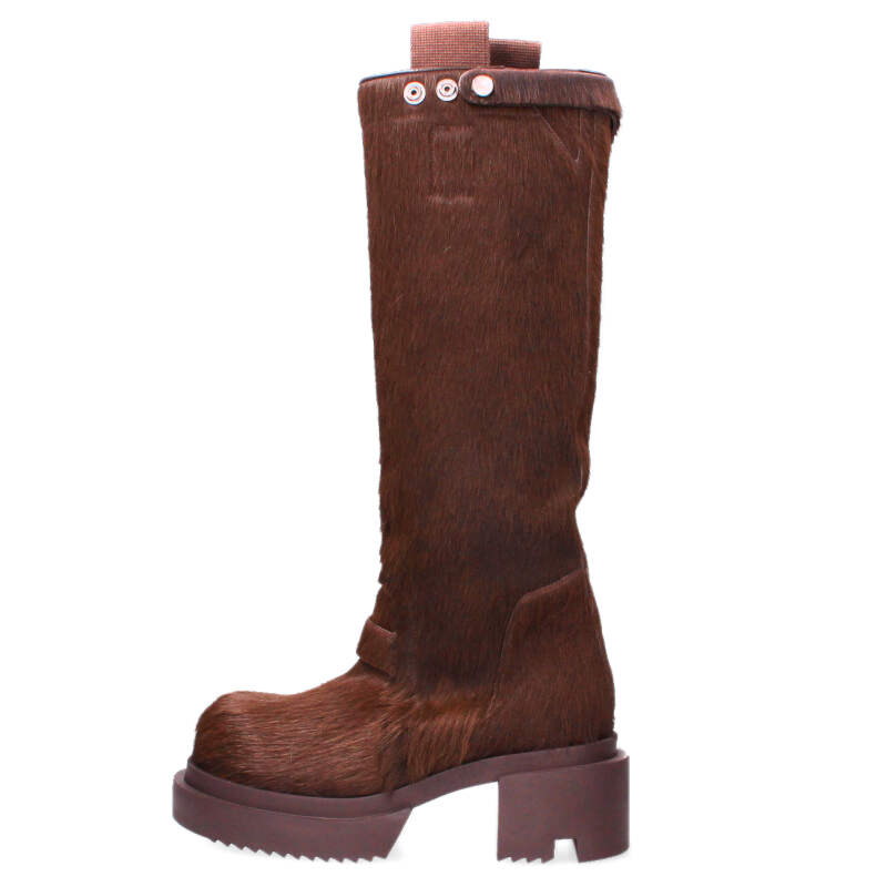 リックオウエンス Rick Owens 大きさ:41 プルオンボーガンファーブーツ(赤銅色)【315062】【SB01】【メンズ】【小物】【中古】bb356#rinkan*A