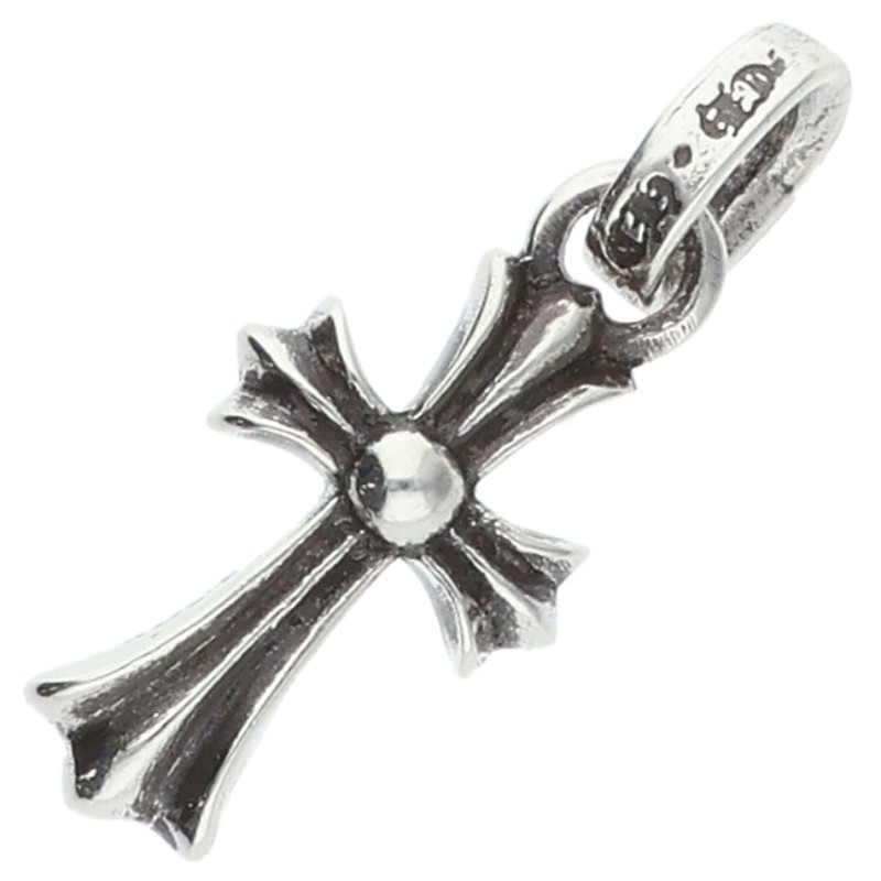 クロムハーツ Chrome Hearts   CRS BBYFAT ベイビーファット 惹きつける しろがね色首飾りいの一番(しろがね色 2.12g)【325062】【FK04】【小物】【中古】bb443#rinkan*B
