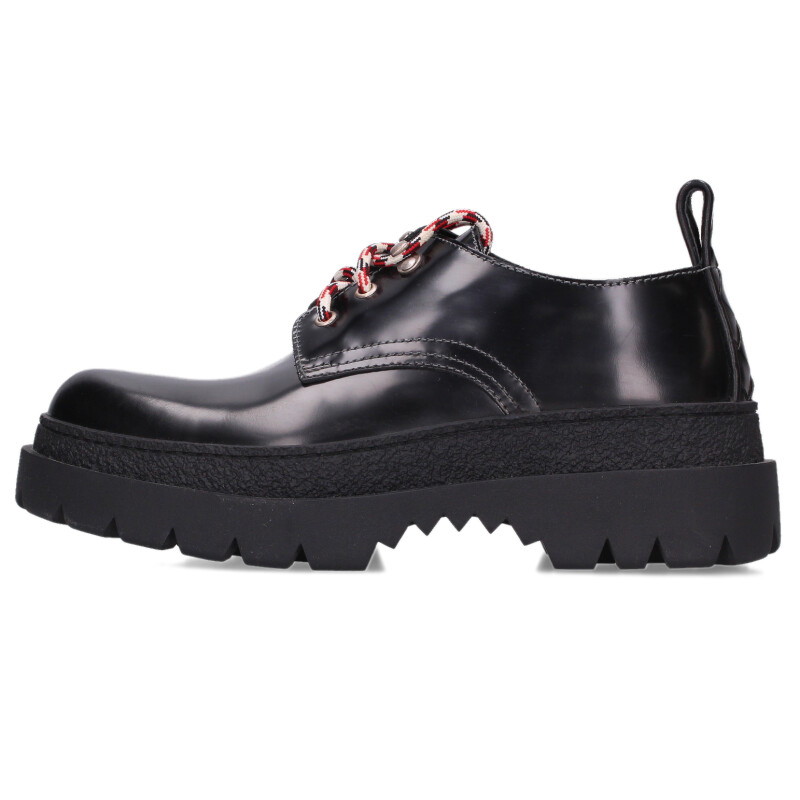 ボッテガヴェネタ BOTTEGA VENETA　サイズ:42 777887V3NS01000 ハイウェイレースアップブーツ(ブラック)【025062】【BS99】【メンズ】【小物】【中古】bb412#rinkan*A｜RINKAN