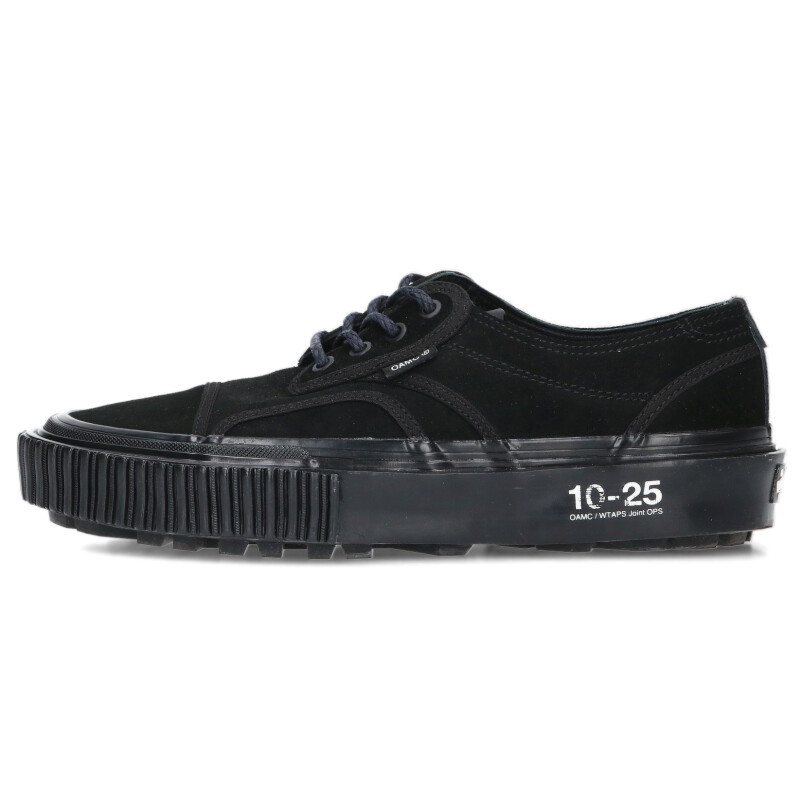 オーエーエムシー OAMC ×ダブルタップス WTAPS 大いさ:26.5糎  OTW Seylynn Lug ローカットスニーカー(黒いこと)【025062】【BS99】【メンズ】【小物】【中古】bb380#rinkan*B
