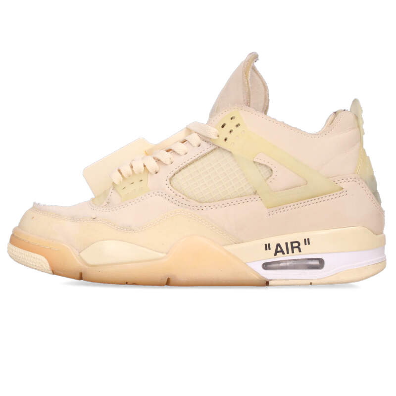 ナイキ オフホワイト NIKE OFF-WHITE　サイズ:27cm WMNS AIR JORDAN 4 RETRO SP SAIL CV9388-100 エアジョーダン4セイルスニーカー(ベージュ調)【025062】【BS99】【レディース】【小物】【中古】bb457#rinkan*C｜RINKAN