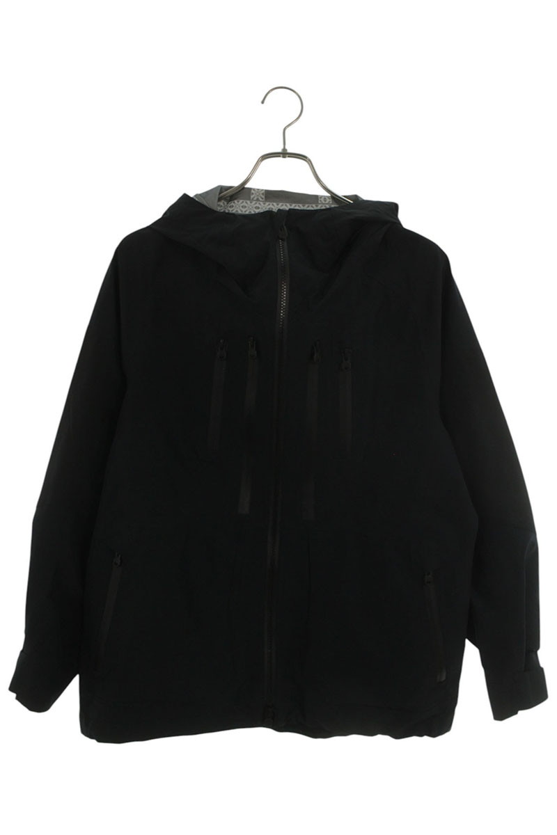 ホワイトマウンテニアリング White Mountaineering 大きさ:0  WM1773201 ナイロンフーデッドブルゾン(黒いこと)【106062】【BS99】【メンズ】【中古】bb212#rinkan*C