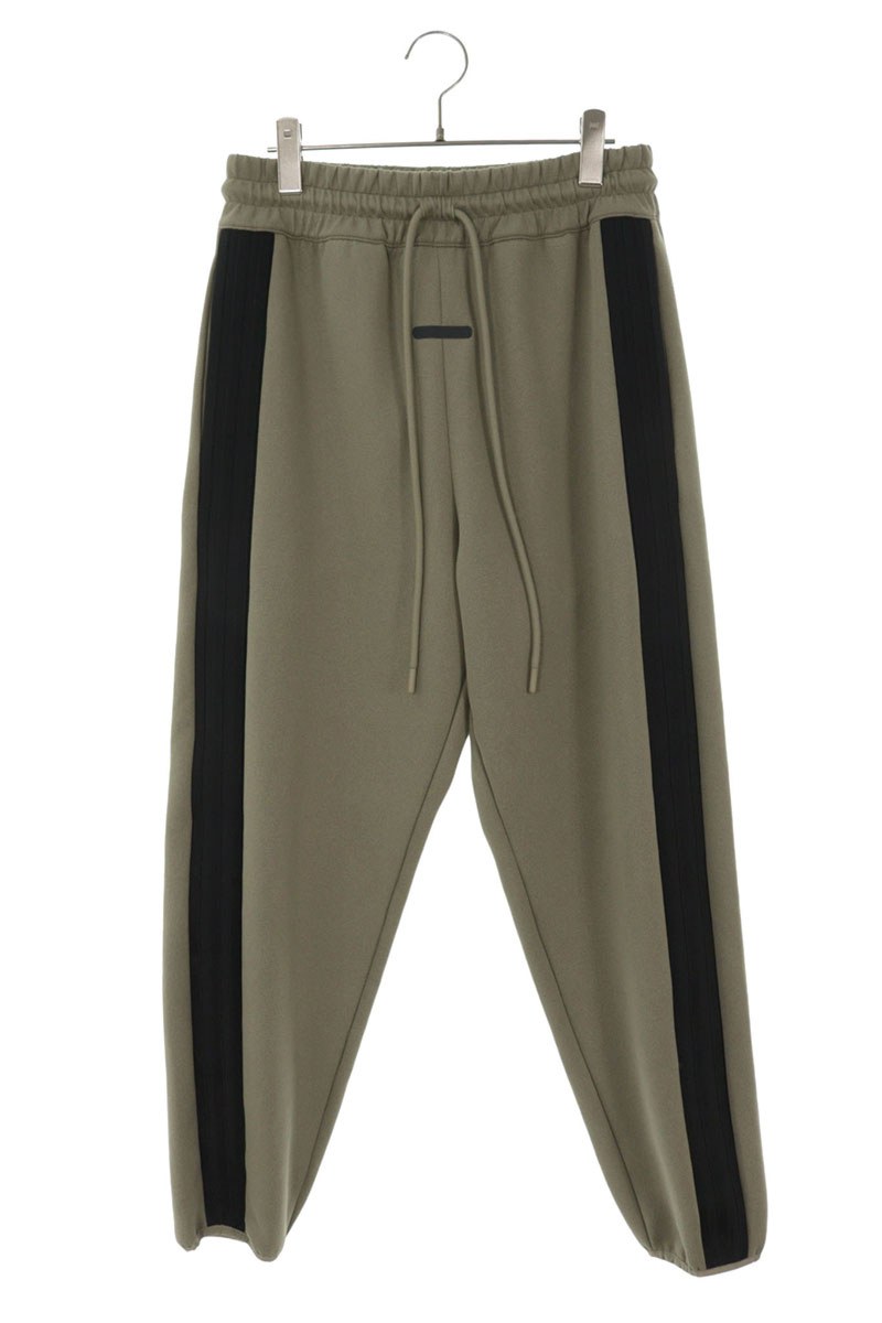 フィアオブゴッド FEAR OF GOD ×アディダス adidas 大いさ:XS  Athletics Suede Fleece Sweat Pants IS8702 アスレチックスエードフリーススウェットロングパンツ(薄墨色)【106062】【BS99】【メンズ】【中古】bb411#rinkan*B