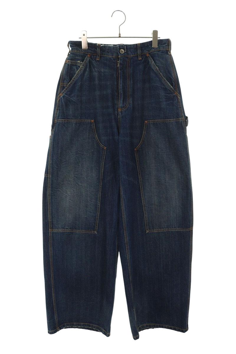メゾンマルジェラ Maison Margiela サイズ:46 S67KS0077 ダブルニーデニムパンツ(インディゴ)【615062】【SB01】【メンズ】【中古】bb459#rinkan*A|RINKAN